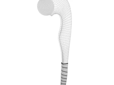 Sokka club 3D model Low-poly 3D model