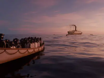 RMS Carpathia 3D model