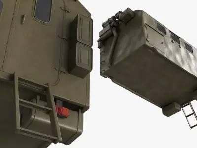  Modular Cabin for ZIL-131 Standard Size with Interior 