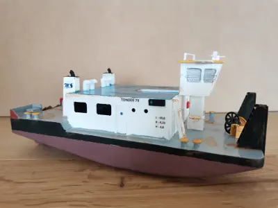 1 100 Push boat 3D printed kit 3D print model