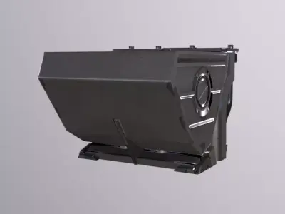 Corner Low-poly 3D model