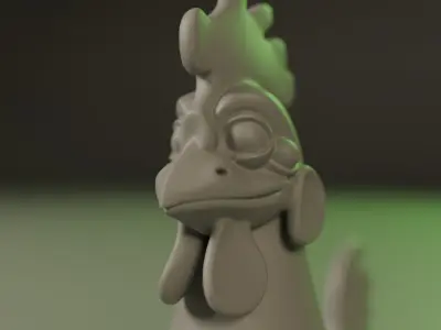 Rooster 3D print model purchase