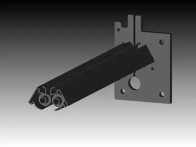 Peach laminator side holder Free 3D model