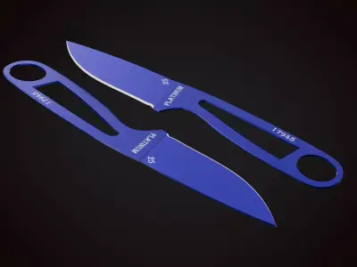 Knife 1 H Low-poly 3D model