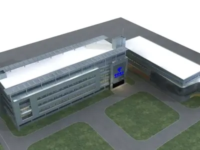 Office Building 3D model 61