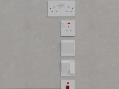 Electric Plugs Free 3D model