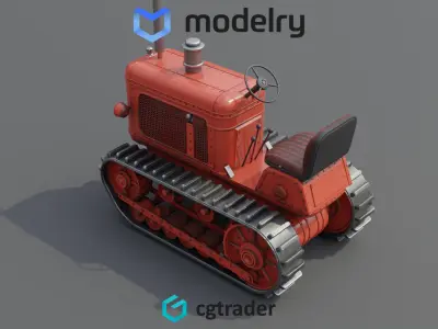 Snow Tractor 3D model