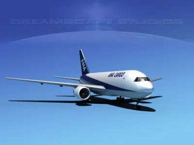 Boeing 767-100 ANA Cargo 3D model