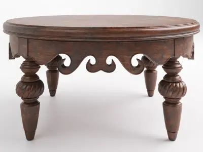 Antique Dining Table  3D model
