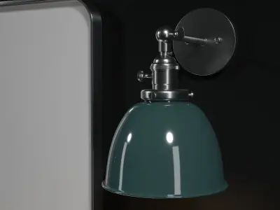 OVE Felix Vintage Grey 48 Brushed nickel 3D model