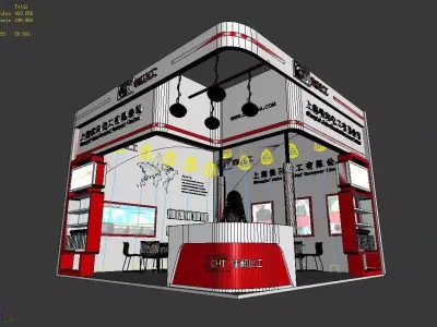 Exhibition - Area - 6X6-3DMAX2011-02 3D model