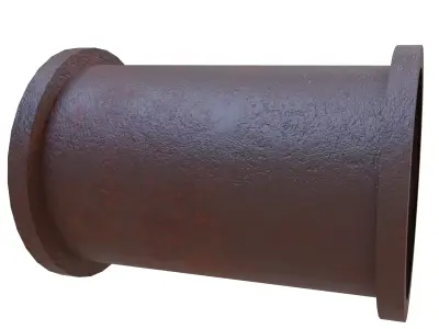 lowpoly pipe cylindrical Low-poly 3D model