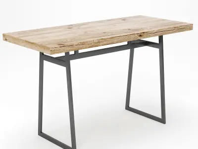 Bar Table and Stool Sets 05 3D model