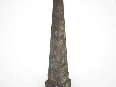 Obelisk - low poly 3D model