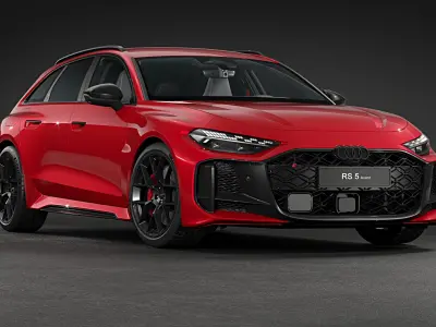 2027 Audi RS5 Avant 3D model purchase
