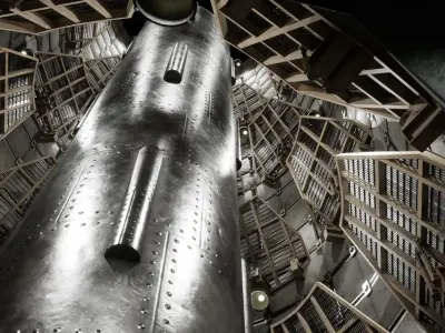 Nuclear Missile Launch Bunker - Environment Low-poly 3D model