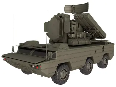 9K33 Osa 3D model