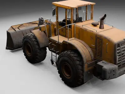 Bulldozers 3D model
