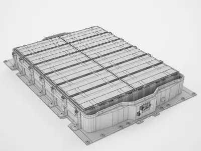 Electric Cars Battery Generic 01 3D model