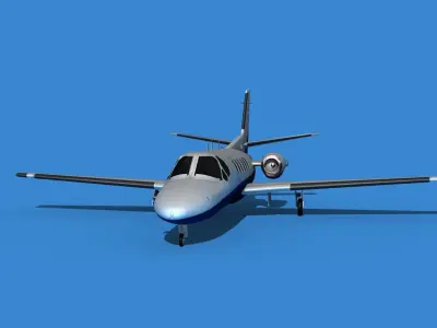Cessna Citation 550 II Bravo V12 3D model