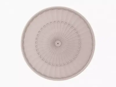 Classic Ceiling Medallion 58 Free low-poly 3D model