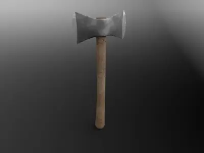 Axe Bundle 2K -Commercial License- Low-poly 3D model