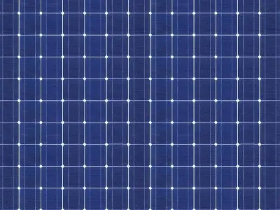 Floating Solar panel 3D model
