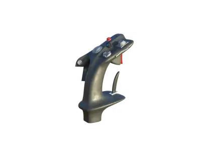 HOTAS Stick for fighter jet  3D model