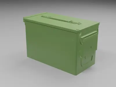 Grenade military Box for games and CG projects  Low-poly 3D model