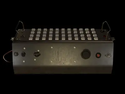 Radio Prop Low-poly 3D model