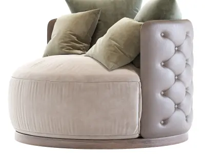 Armchair Mademoiselle 3D model