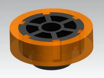 Rubber Wheel Free 3D model