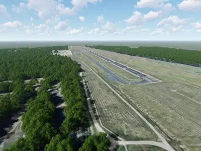 Grand Strand Airport South Carolina 3D model