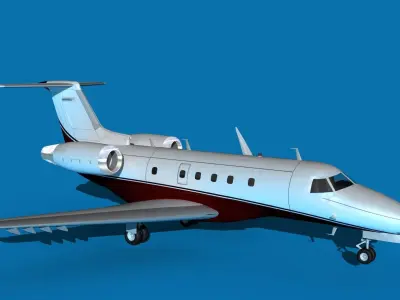 Embraer Praetor 500 V02 3D model