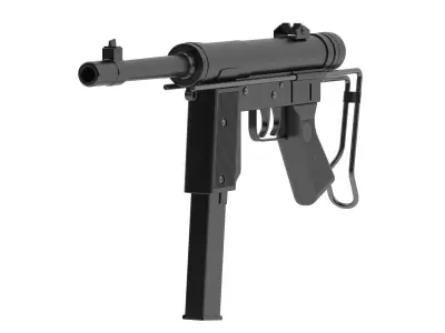 Halcon ML-63 Submachine Gun 3D model