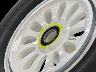 Wheels - Honda Jet Elite II  3D model
