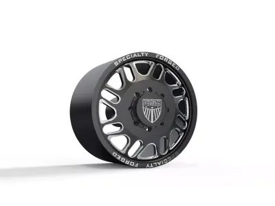 FRONT SPECIALITY FORGED D027 WHEEL 3D MODEL 3D model
