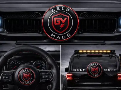 Futuristic OffRoad SUV Concept Car High Quality 3D Vehicle Model 3D model