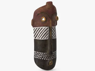  African Congo Mask 7 