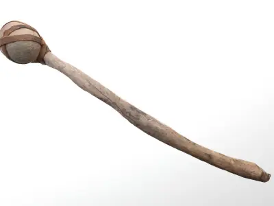Real Primitive Axe Stone  Low-poly 3D model