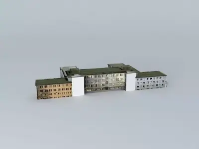 Old hospitalStar nemocnica Free 3D model