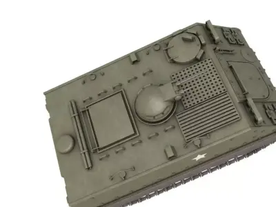 M132 Zippo Armored Flamethrower 3D model