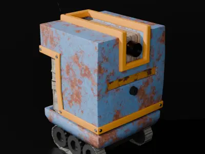 Robot 3D model 86