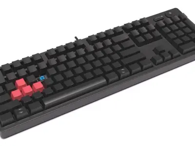 Keyboard 01 3D model