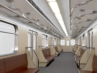 Subway Carriage 3D model