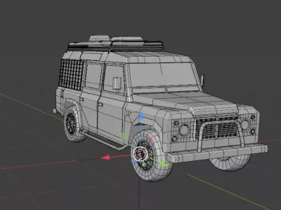 Offroad Vehicle Free low-poly 3D model
