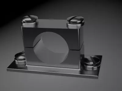 Pipe clamp Free 3D model