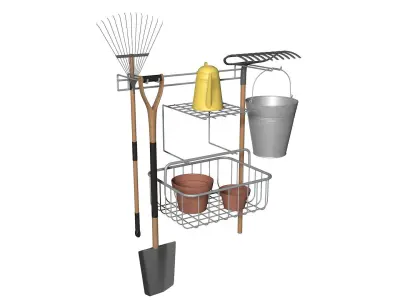 Gardener s Tool Set 3D model