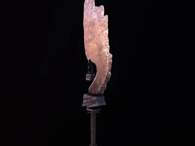 Stylize-Sword metal sword Low-poly 3D model