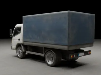 Mitsubishi Fuso Low-poly 3D model